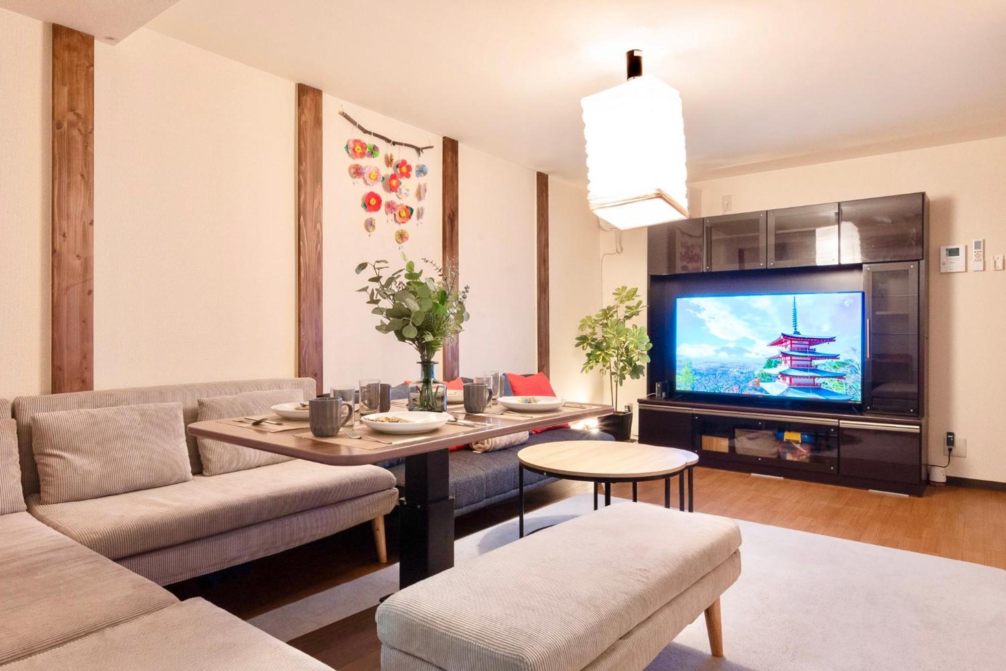 Apartment Kizuna 絆 - 5 Bedding In 2 Tatami Rooms, Max 11, 1 And A Half Bath Rooms, 30min To Usj, Kaiyukan Aquarium & Namba, 12min To Kyocera Dome, , Japanese Style Private House Ōsaka