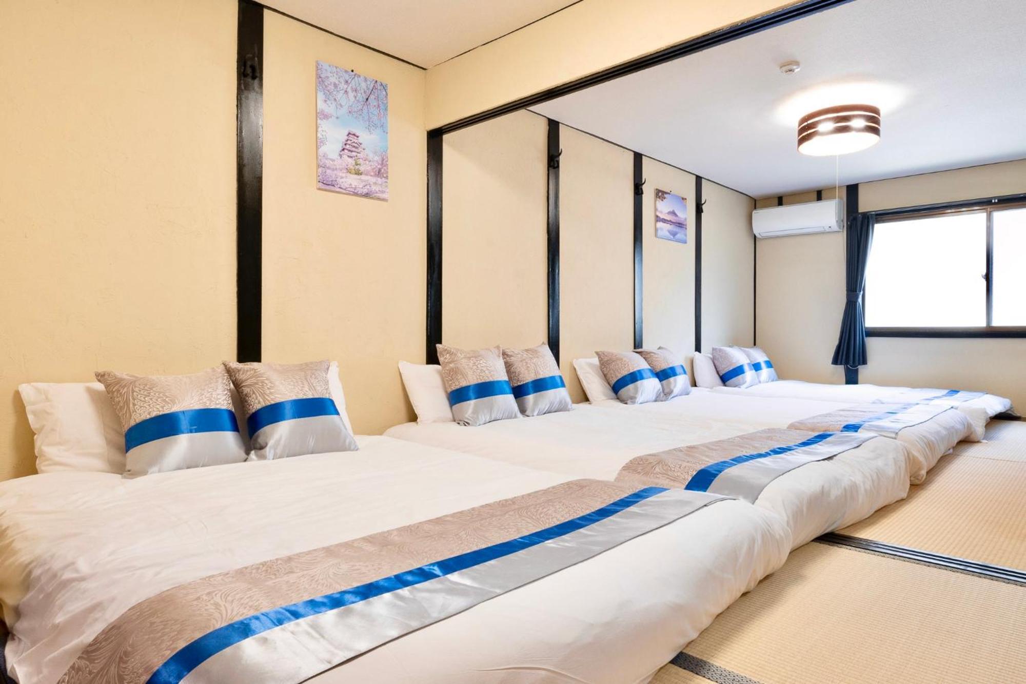 Apartment Kizuna 絆 - 5 Bedding In 2 Tatami Rooms, Max 11, 1 And A Half Bath Rooms, 30min To Usj, Kaiyukan Aquarium & Namba, 12min To Kyocera Dome, , Japanese Style Private House Ōsaka