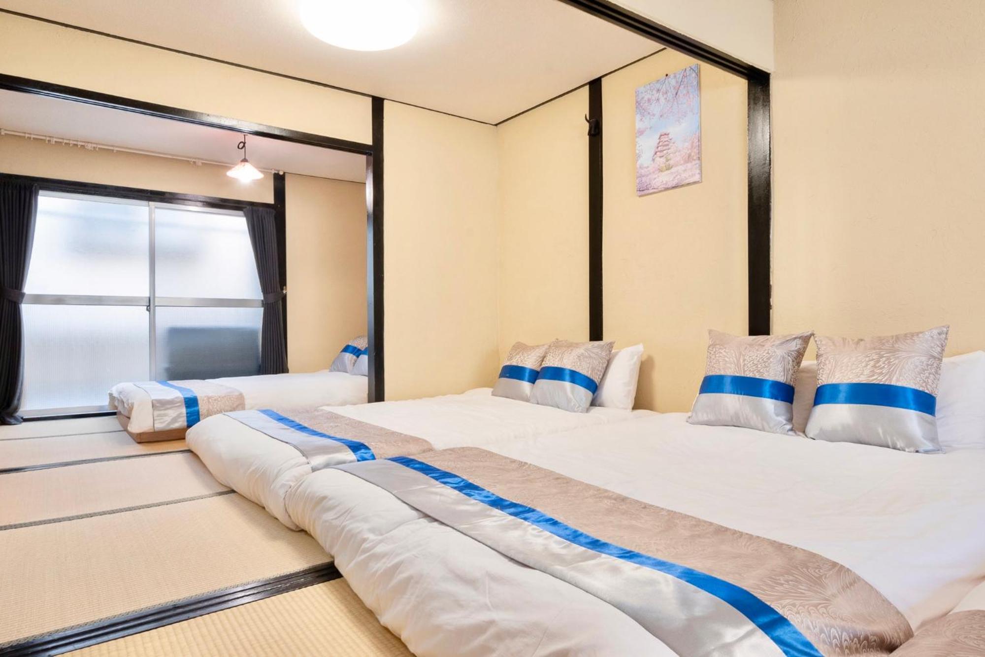 Kizuna 絆 - 5 Bedding In 2 Tatami Rooms, Max 11, 1 And A Half Bath Rooms, 30min To Usj, Kaiyukan Aquarium & Namba, 12min To Kyocera Dome, , Japanese Style Private House Apartment Ōsaka